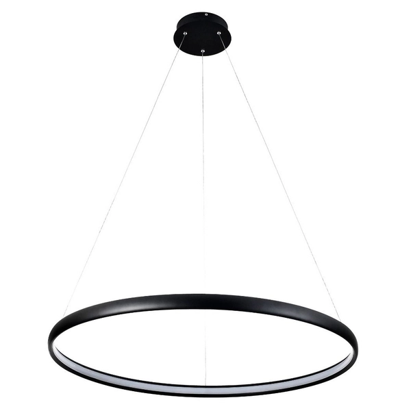 Wisząca lampa nowoczesna Carlo pierścień LED 26W 4000K czarny