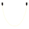 Lampa wisząca wąż ledowy SNAKE MD1021-3 biała czarna metal PVC LED 45W 3000K 3M nad stół