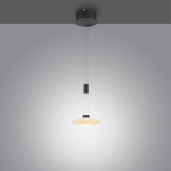 Lampa wisząca Lautada LED 7,5W 3000K z funkcją pamięci czarna