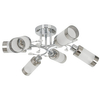 Sufitowa lampa sypialniana 8267/6 8C szklane tuby chrom