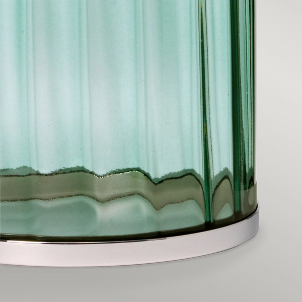 Biurkowa lampa QN-RENO-GREEN-PN pryzmat zielona nikiel