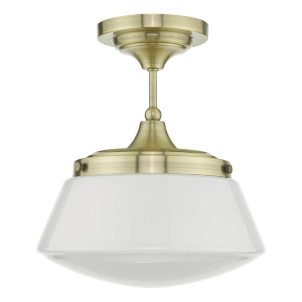 Kuchenna lampa sufitowa Caden CAD0175 Dar Lighting mosiądz biała