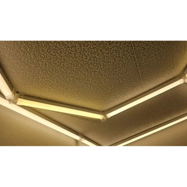 Liniowa lampa sufitowa Hexagon HEX-297X412-WW LED 331W 3000K IP54 biały