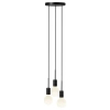 Loftowa lampa wisząca Paco 2112063003 potrójna czarna
