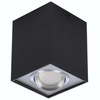 Spot lampa sufitowa Eloy GM4106 BK/ALU prostokątna kostka cube czarna chrom