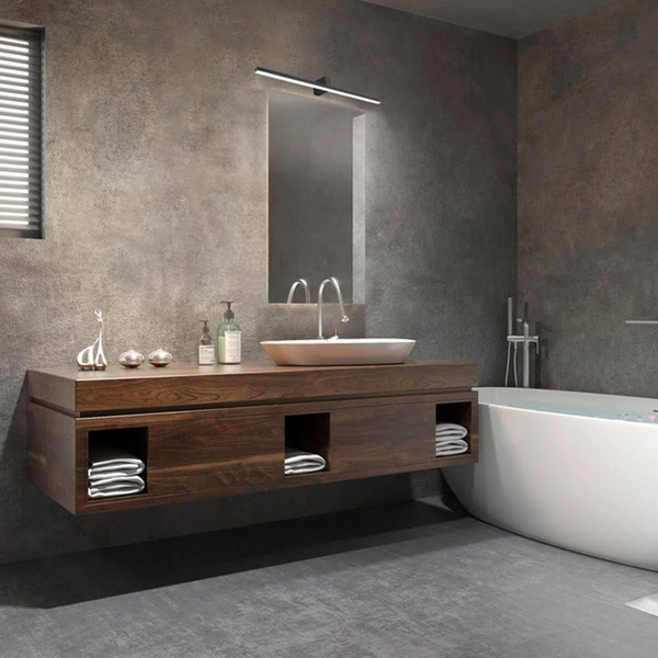 Salonowy kinkiet nad obraz Nevada LP-778/1W XXL BK LED 32W 4000K IP44 nowoczesny czarny