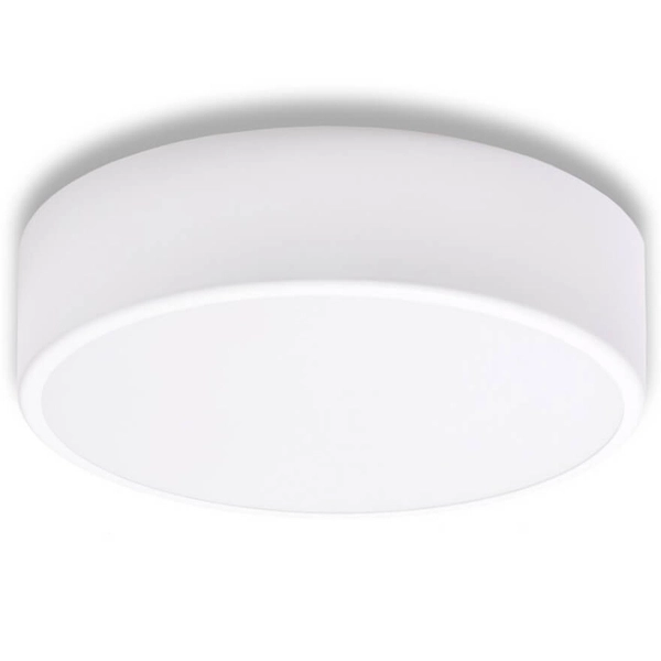 Biały plafon 137623620903 z czujnikiem ruchu do przedpokoju