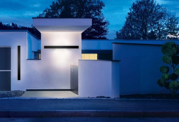 Zewnętrzny kinkiet Hikone 9927 Shilo do ogrodu podłużny IP54 antracyt