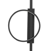 Ring lampa ścienna Circolo 10816 Nowodvorski LED 33W 3000K pierścienie czarna