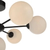 Okrągła lampa sufitowa Cohen COH3422-02 do jadalni czarna