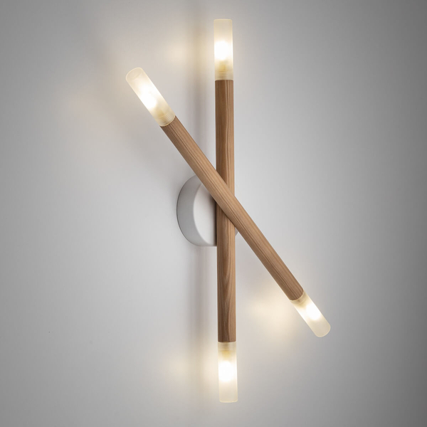 Lampa nasufitowa do kuchni Noble 4524 boho naturalna drewniana