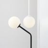 Modernistyczny kinkiet PURE 1064D_2 Aldex szklane kule balls białe