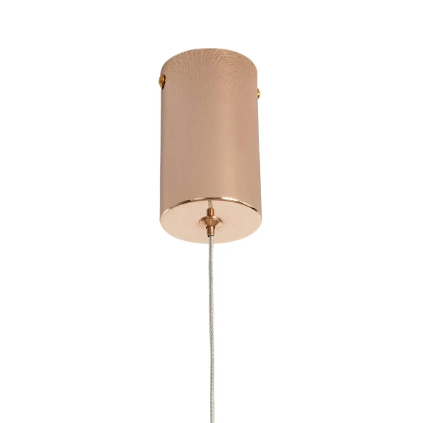 Lampa wisząca szklana Jacob ABR-LWLJ-3W-3000K LED 2,5W 3000K złota biała