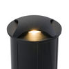Wpuszczana LAMPA schodowa PAT LED 8162 Nowodvorski metalowa OPRAWA wpust LED 3W 3000K outdoor IP54 stropowy czarny