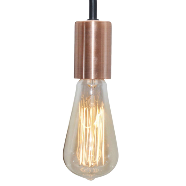 Kinkiet lampa ścienna HERPE 21-66855 metalowa industrialna miedź czarna
