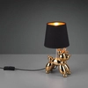 Lampa stołowa BELLO R50241079 RL Light abażurowa piesek złoty czarny