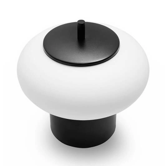 Naścienna lampa do jadalni Torni TOB12000 szklana biała czarna