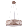 Złota wisząca lampa Reus LP-8069/1P GD Light Prestige okrągła glamour