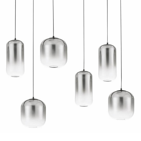 Salonowa lampa wisząca pająk ANUCO LE44614 LED 25W 3000K szary