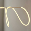 Zwisowa lampa Attalea 97629 Endon LED 43W 3000K wąż świetlny złota