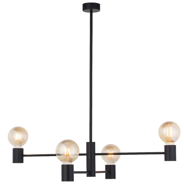 Wisząca LAMPA industrialna RADIUS 7931 Nowodvorski loftowa sufitowa sticks czarne