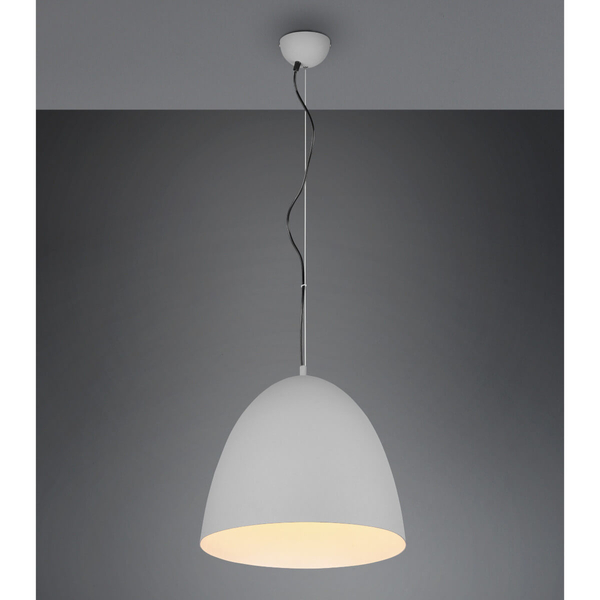Salonowa lampa wisząca Tilda R30661911 RL Light metalowa szara