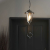 Zewnętrzna lampa wisząca Klien YG-865-SS Endon IP44 srebrna przezroczysta