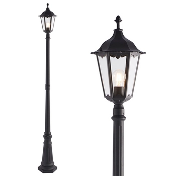 Lampa zewnętrzna stojąca Burnford 76551 Endon do ogrodu IP44 czarna