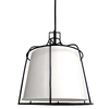 Loftowa LAMPA wisząca DRITTO LP-123/1P S WH Light Prestige metalowa OPRAWA industrialna ZWIS druciana białe czarne