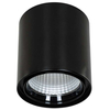 Downlight LAMPA sufitowa LUNA WG-706R/BK-WW/70 Italux metalowa OPRAWA spot LED 40W 3000K tuba czarna