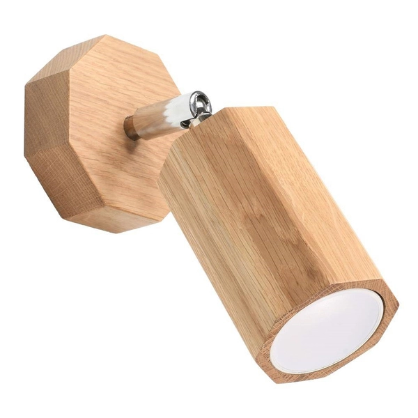 Regulowany kinkiet ekologiczny SL.1028 drewniana lampa