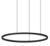 Lampa wisząca ledowa Halo AZ5347 90W 3000-6000K koło ring czarna