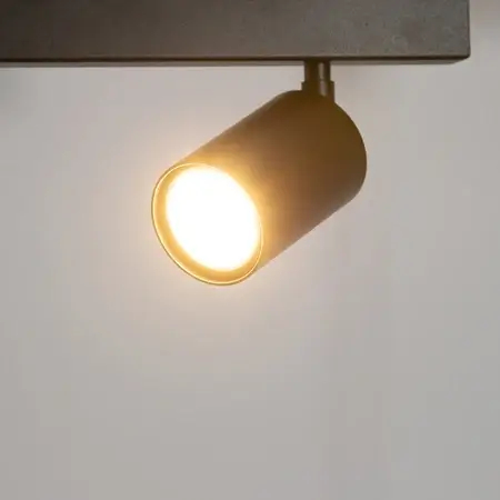 Metalowa wisząca lampa Tavira 41271 tuba do jadalni brązowa