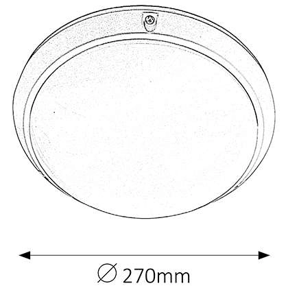 Zewnętrzna LAMPA sufitowa stropowa LENTIL 5810 Rabalux okrągła OPRAWA na taras kinkiet outdoor IP54 biały