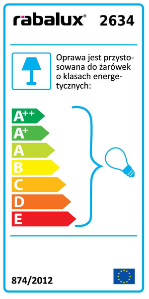 Plafon LAMPA sufitowa ANASTASIA 2634 Rabalux okrągła OPRAWA natynkowa brązowa