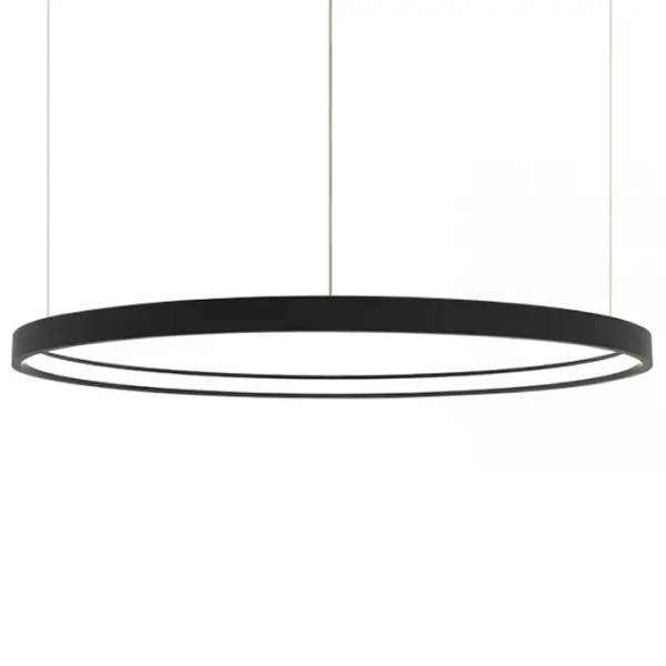 Pierścień wiszący lampa 23035 LED 45W 3000K regulowana czarny