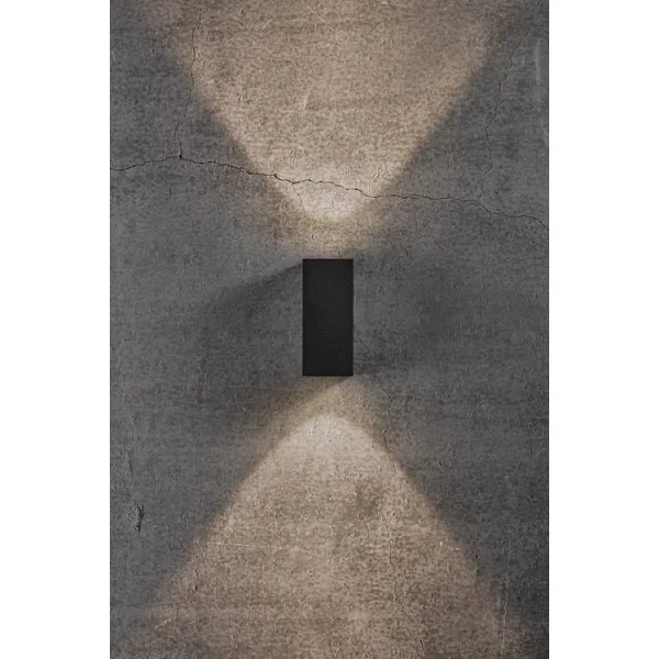 Elewacyjna lampa przed dom Asbol 84971003 LED 13,3W 3000K IP44 czarny