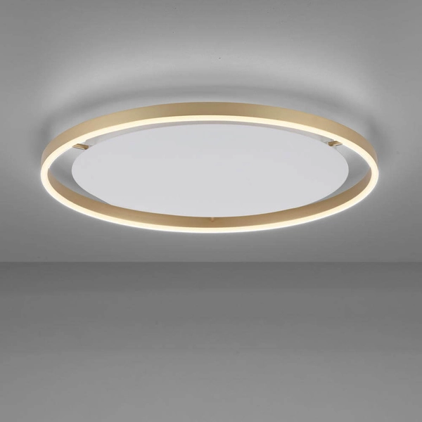 Pokojowa lampa sufitowa Ritus 15392-60 Just Light LED 28W 3000K pierścień mosiądz
