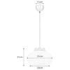 Wisząca lampa nad stół KOM 107378 Markslojd metalowa czarna