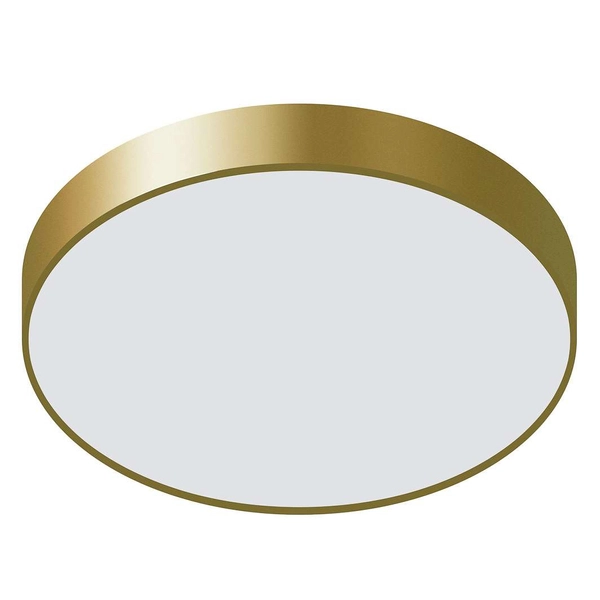 Natynkowa LAMPA sufitowa ORBITAL 5361-830RC-GD-3 Italux metalowa OPRAWA plafon LED 24W 3000K okrągły złoty