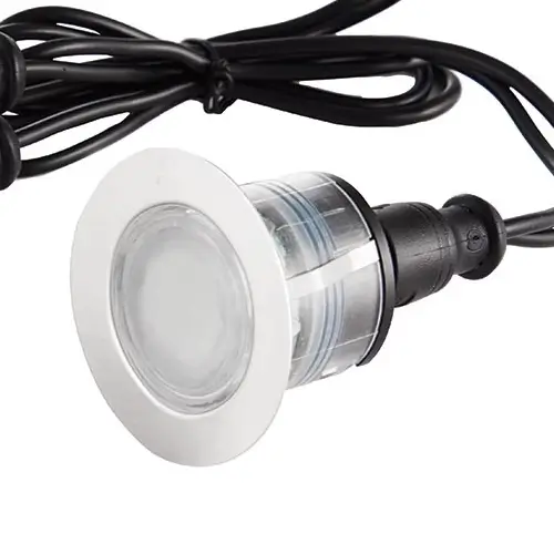 Wpuszczane oczko z czujnikiem PIR IKON 71554 zewnętrzne IP67 srebrne