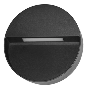 Metalowa lampa schodowa Piana OWL-4153-4K Italux LED 3W 4000K IP54 czarny