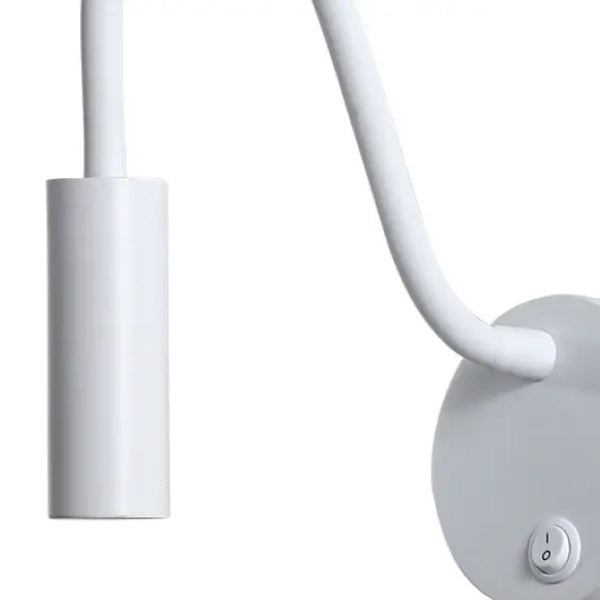 Minimalistyczny kinkiet ścienny 22050 LED 3W 3000K do czytania biały