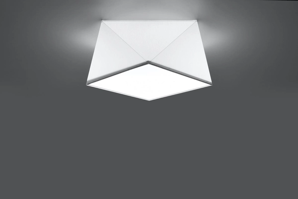 Plafon LAMPA sufitowa SL.0686 geometryczna OPRAWA natynkowa kwadratowa biała