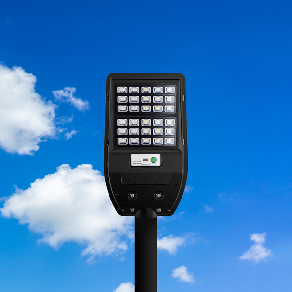 Lampa zewnętrzna Via EKO9093 Ekolight LED 50W 6000K solarna IP65 czarna