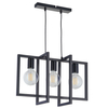 Loftowa LAMPA wisząca EDEN 32235 Sigma metalowa OPRAWA zwis do salonu czarny