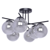 Salonowa lampa sufitowa Gamma K-5167 Kaja okrągłe grafitowe czarne