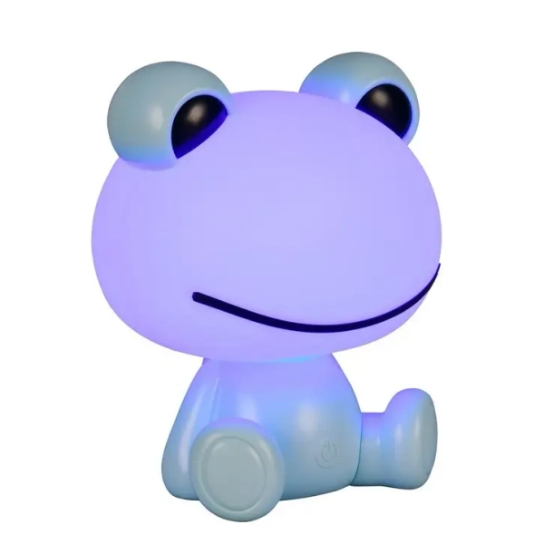 Stołowa lampka dziecięca żabka HOPPER R57971112 LED 0,3W 3000K niebieski