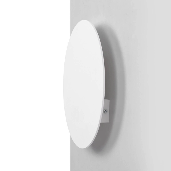 Okrągły kinkiet Pero K-5321 Kaja minimalistyczny do jadalni metalowy biały