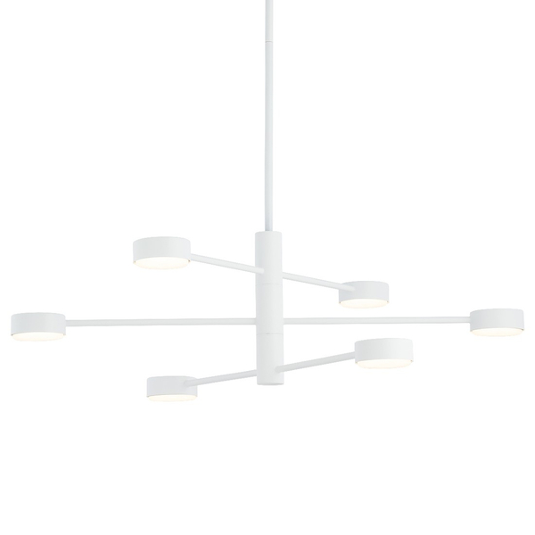 Loftowa LAMPA sufitowa ORBIT 7942 Nowodvorski regulowane pręty sticks molekuły do sypialni białe